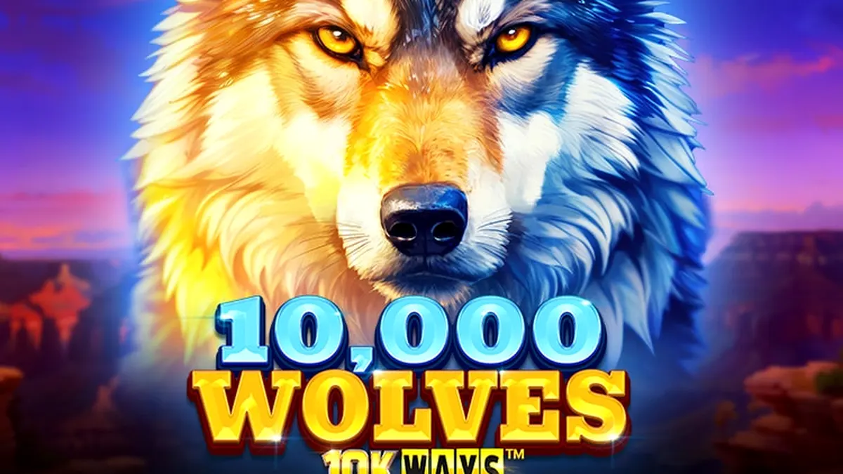 10,000 Wolves 10K Ways سلاٹ گیم کا ایک منظر